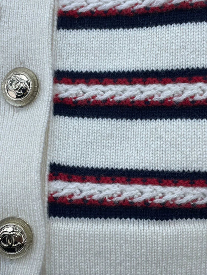 Chanel Knit Striped Skirt