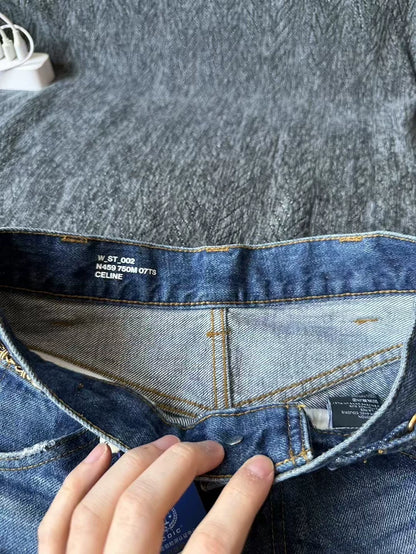 Celine Chain Detail Denim Pants Size 26