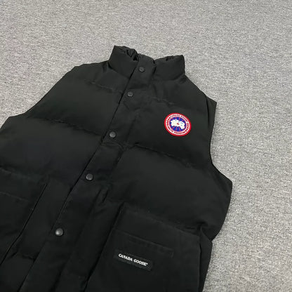 Canada Goose Black Down Vest Size S