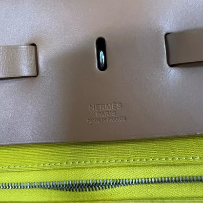 Hermes Herbag 50 Gold Brown Yellow