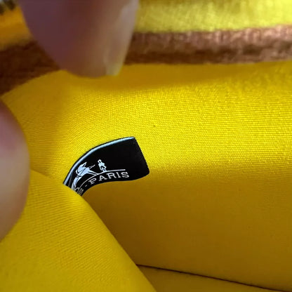 Hermes Herbag 50 Gold Brown Yellow