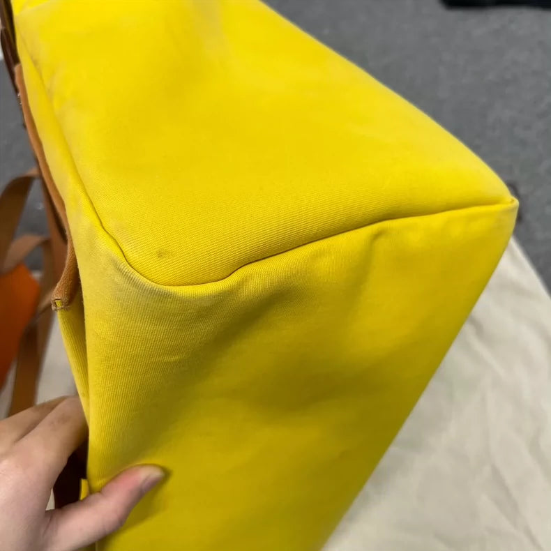 Hermes Herbag 50 Gold Brown Yellow