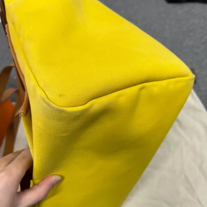 Hermes Herbag 50 Gold Brown Yellow