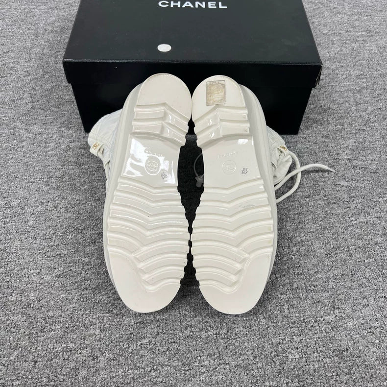 Chanel White Ankle Boots from 21FW