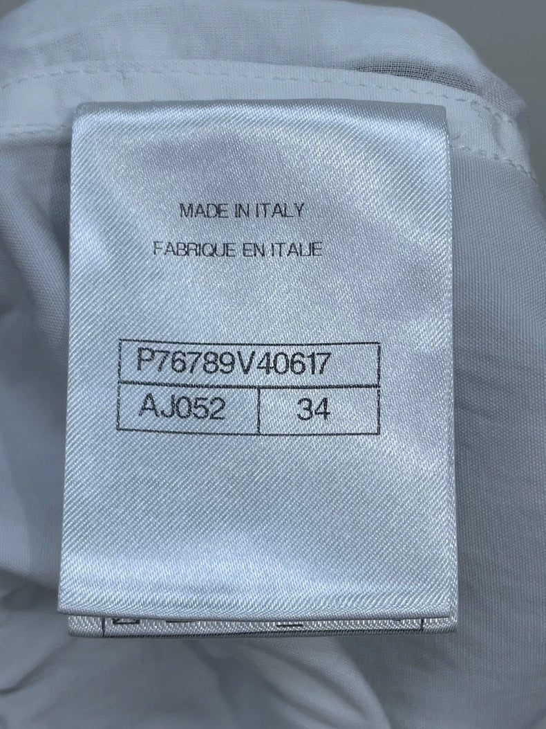 Chanel White Elastic Waist Shorts