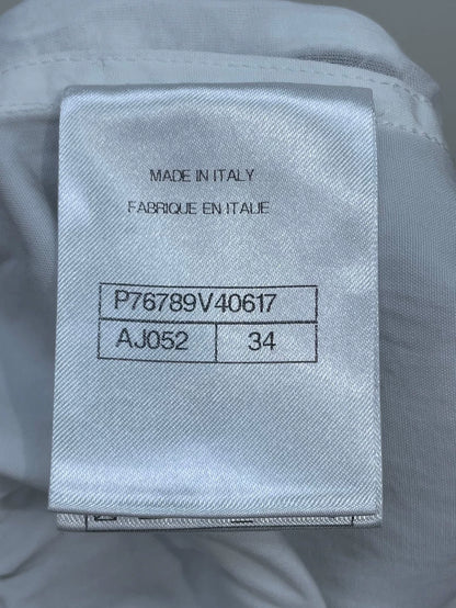 Chanel White Elastic Waist Shorts