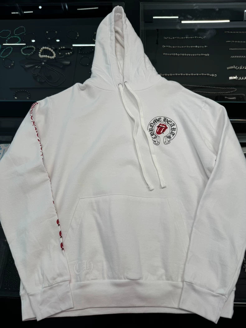 Chrome Hearts Rolling Stones Lip Hoodie-yf