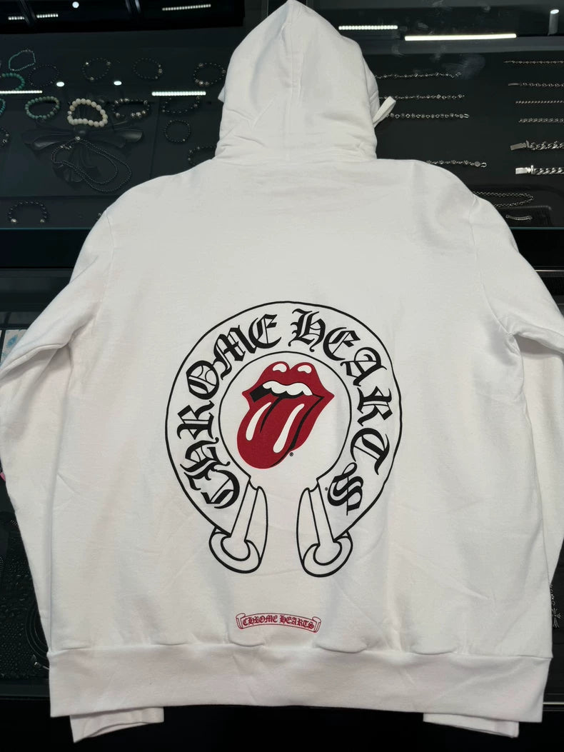 Chrome Hearts Rolling Stones Lip Hoodie-yf