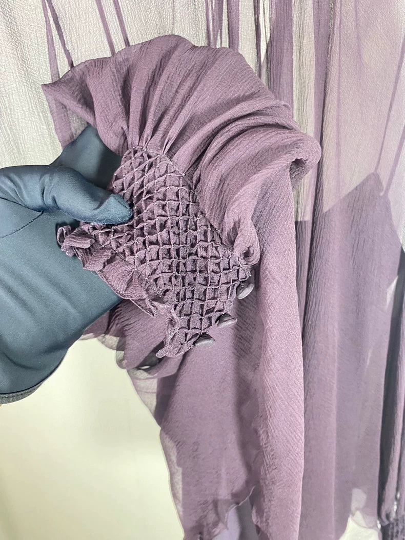 Dior Silk Blouse in Purple Color