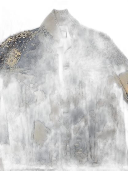 Vintage Gucci Denim Jacket with Studs