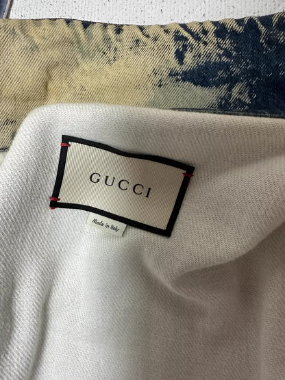 Vintage Gucci Denim Jacket with Studs