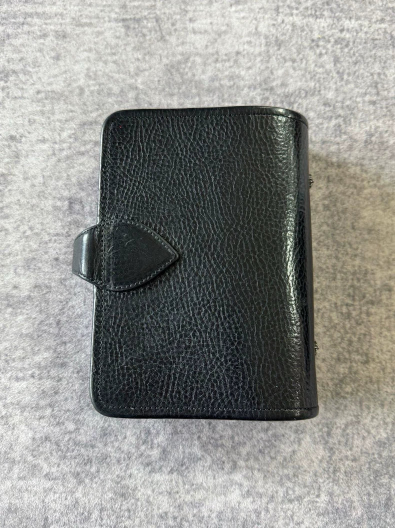 Chrome Hearts Leather Cross A6 Notebook-yf