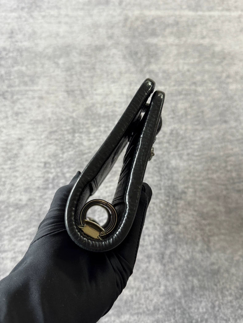 Chrome Hearts Leather Cross A6 Notebook-yf