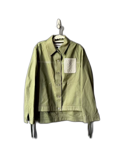Loewe Green Jacket with Leather Tag