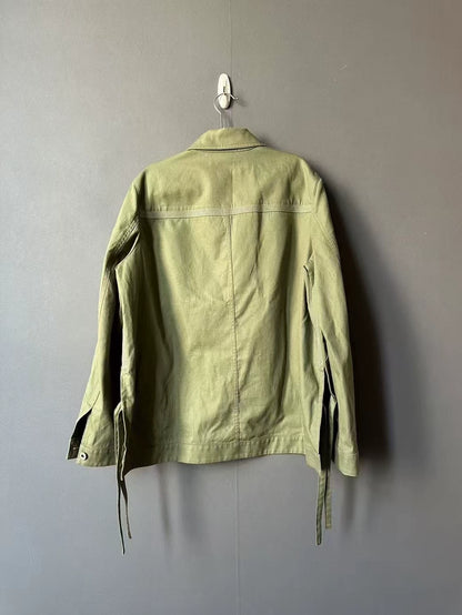 Loewe Green Jacket with Leather Tag