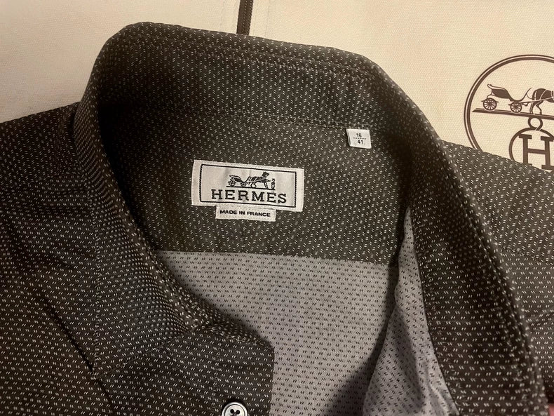 Hermes Long Sleeve Shirt in Classic Color