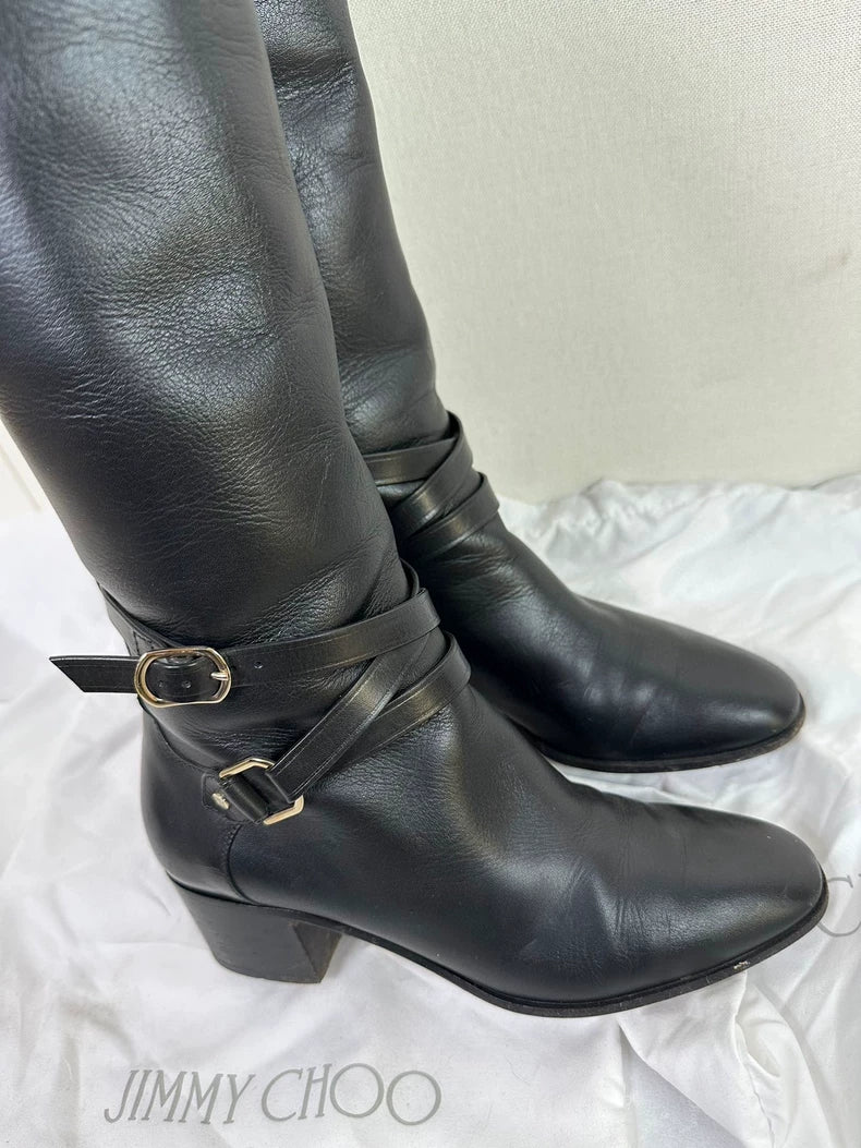 Jimmy Choo Tall Black Boots