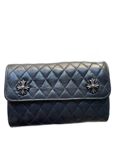 Chrome Hearts Quilted Clutch Bag