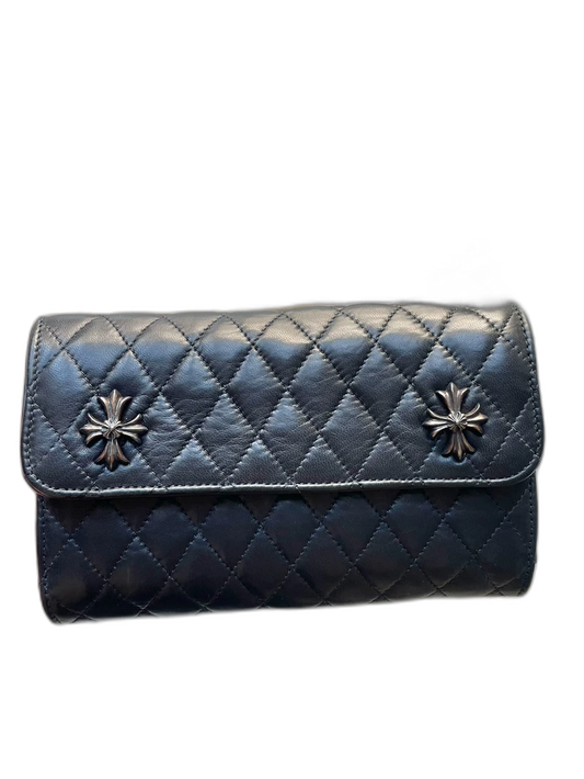 Chrome Hearts Quilted Clutch Bag