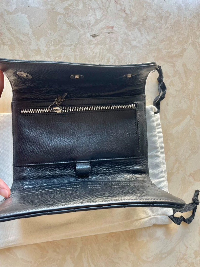 Chrome Hearts Quilted Clutch Bag