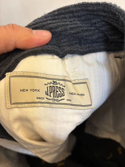 Embroidered Corduroy Long Pants