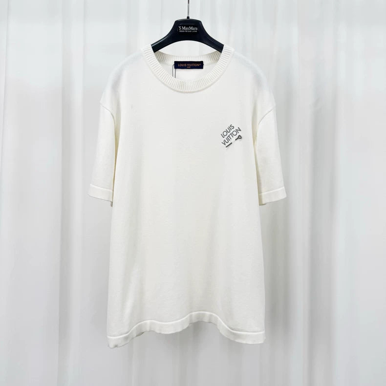 Louis Vuitton Embroidered Knit Short Sleeve-yf