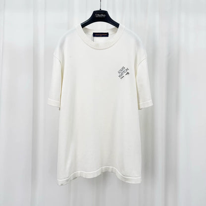 Louis Vuitton Embroidered Knit Short Sleeve-yf