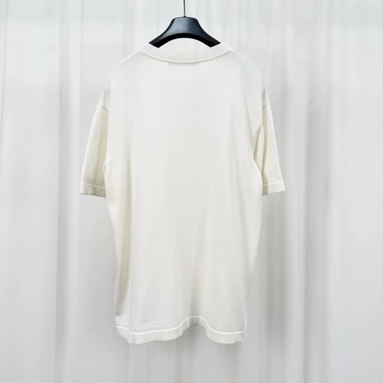 Louis Vuitton Embroidered Knit Short Sleeve-yf