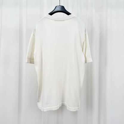 Louis Vuitton Embroidered Knit Short Sleeve-yf