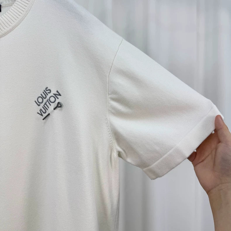 Louis Vuitton Embroidered Knit Short Sleeve-yf