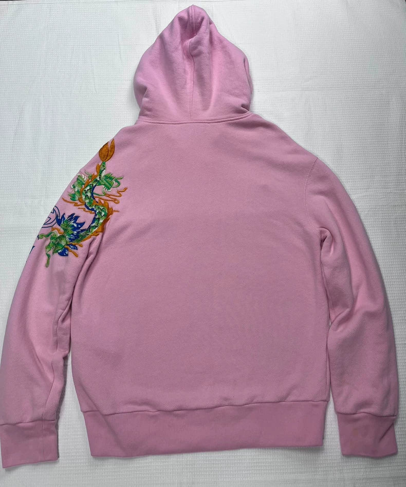 Pink Gucci Hoodie with Logo Design