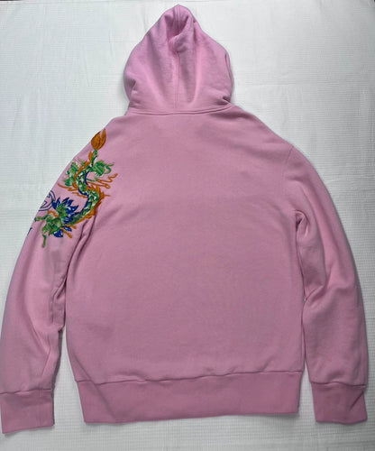 Pink Gucci Hoodie with Logo Design
