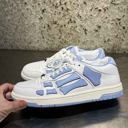 AMIRI Blue and White Bone Sneakers