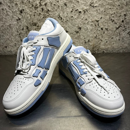 AMIRI Blue and White Bone Sneakers