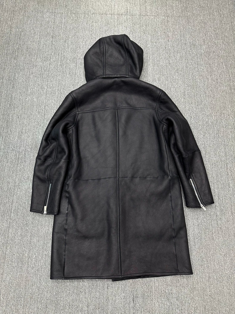 Hermes Shearling Parka Coat