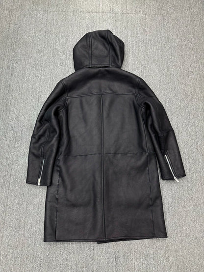 Hermes Shearling Parka Coat