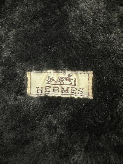 Hermes Shearling Parka Coat