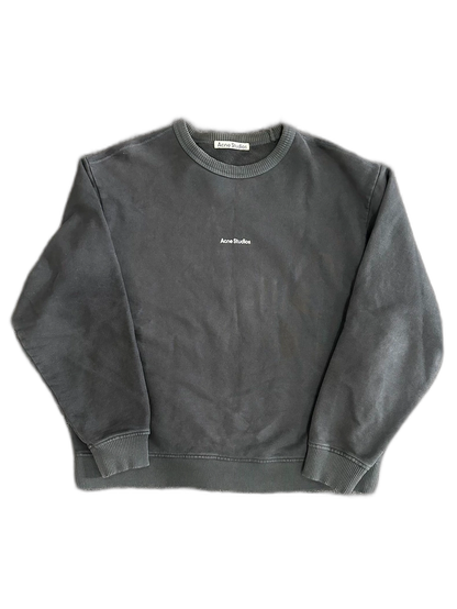 Acne Studios Distressed Black Sweatshirt