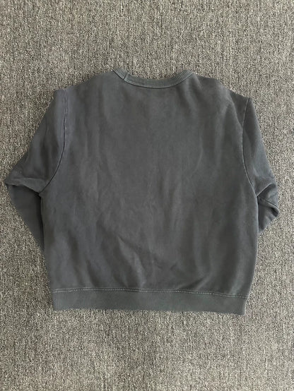 Acne Studios Distressed Black Sweatshirt