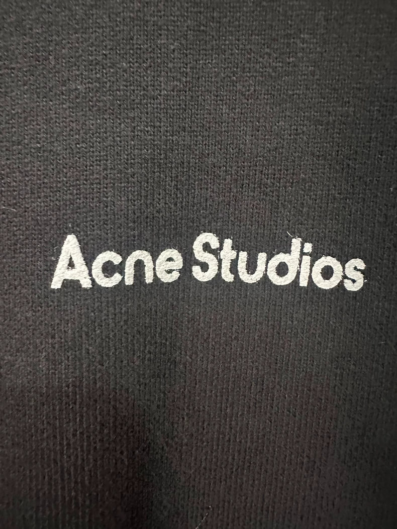 Acne Studios Distressed Black Sweatshirt
