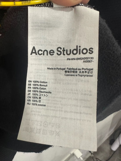 Acne Studios Distressed Black Sweatshirt