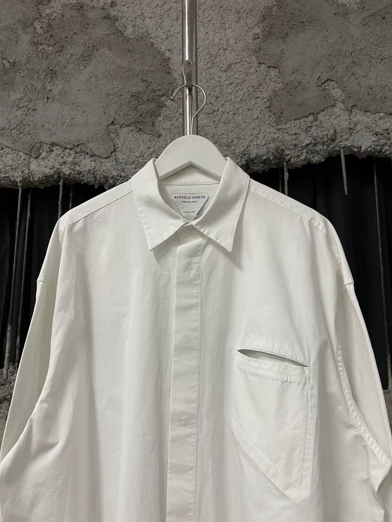 Bottega Veneta White Button-Up Shirt