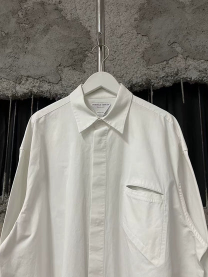 Bottega Veneta White Button-Up Shirt