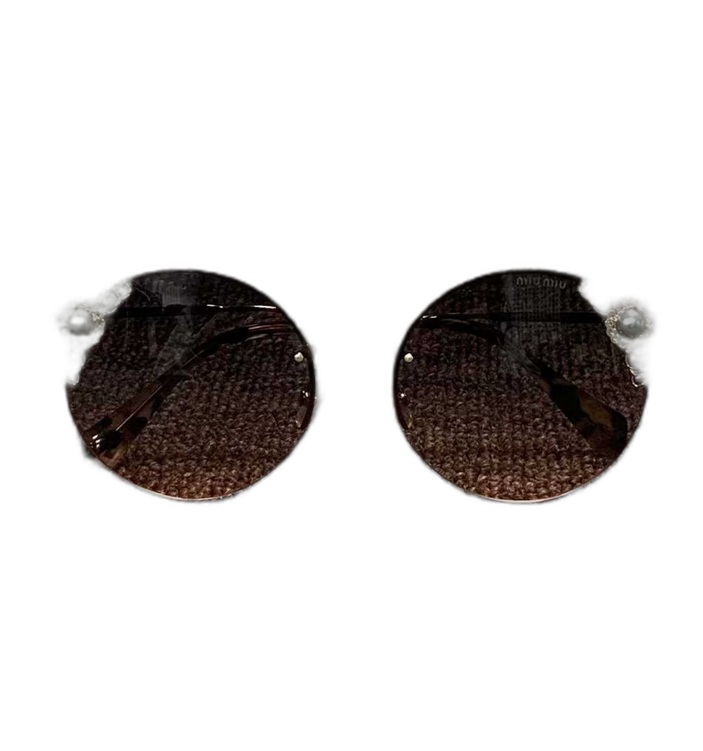 Pink Pearl Sunglasses by MIUMIU