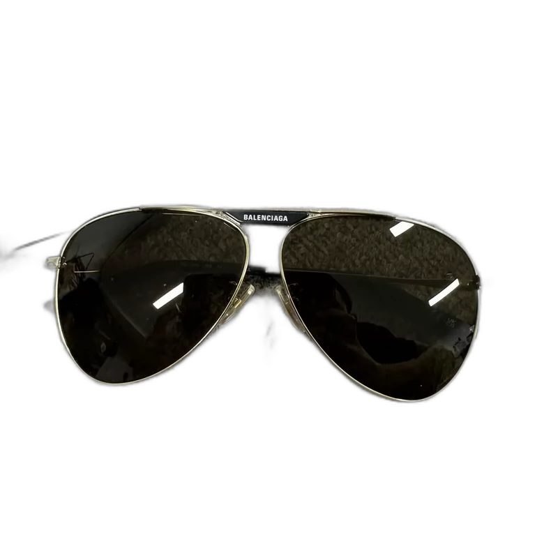 Balenciaga Aviator Sunglasses with Logo