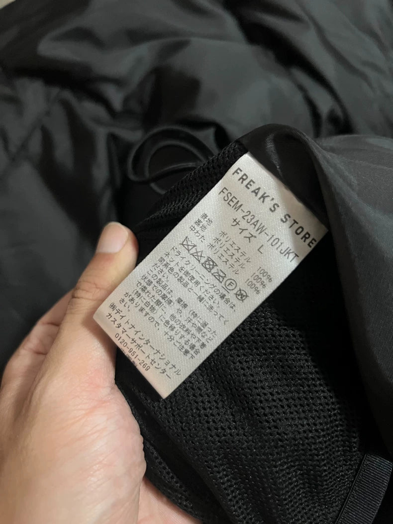 Black Hooded Puffer Jacket For Men