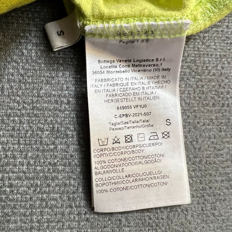 Bottega Veneta Short Sleeve Green T-Shirt