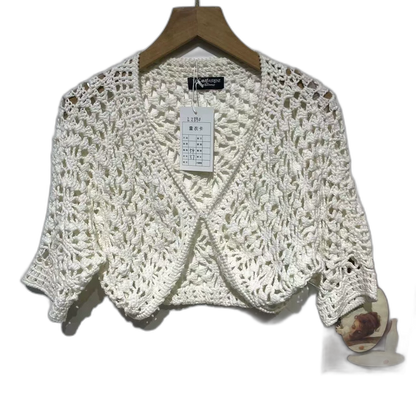 Vintage Givenchy White Knit Cardigan
