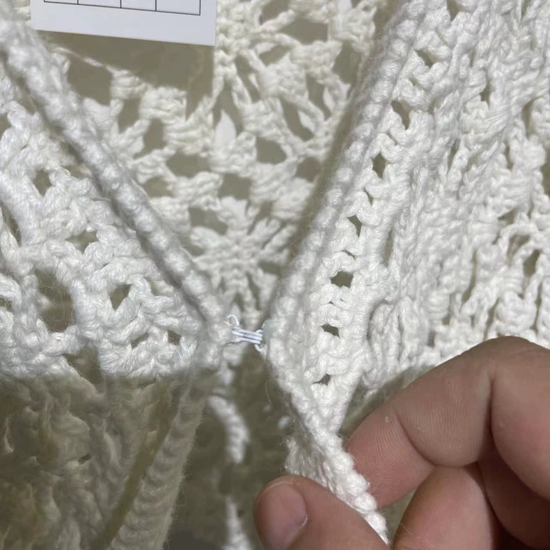 Vintage Givenchy White Knit Cardigan