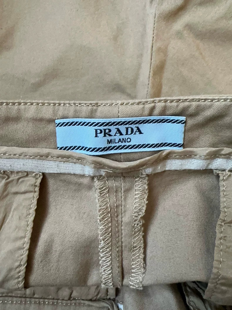 Prada Khaki Slim Fit Pants